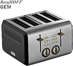 Tostapane De'Longhi CTJ 2103.BK – 2 Fette, 900 W, Controllo Doratura E Vassoio Raccoglibriciole
