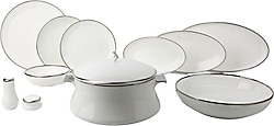 Berghoff Heritage 60 Parça Bone China Yemek Takımı Silver