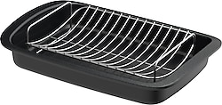Berghoff Leo Graphite Çıkarılabilir Raflı 42x28 cm Izgara Güveç