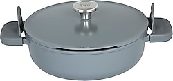 Berghoff Leo Phantom Smoked Grey Kapaklı 28 cm Sote Tavası