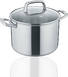 Berndes 099214 Tricion Pro Paslanmaz Çelik Tencere Cam Kapaklı 24 cm
