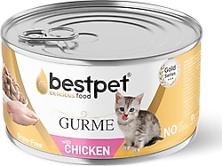 Bestpet Gurme Jelly Tavuklu 85 gr Yavru Konserve Kedi Maması