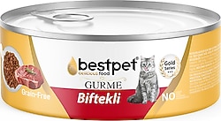 Bestpet Gurme Soslu Biftekli 85 gr Yetişkin Konserve Kedi Maması