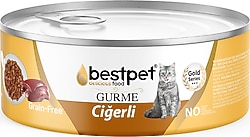 Bestpet Gurme Soslu Ciğerli 85 gr Yetişkin Konserve Kedi Maması