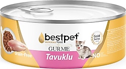 Bestpet Gurme Soslu Tavuklu 85 gr Yavru Konserve Kedi Maması