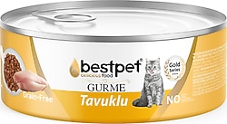 Bestpet Gurme Soslu Tavuklu 85 gr Yetişkin Konserve Kedi Maması