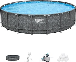 Bestway 561KE 610x132 cm APX 365 Prefabrik Havuz Seti