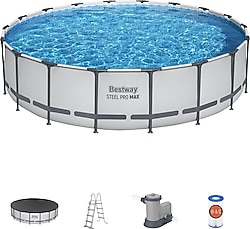Bestway 56462 549x122 cm Steel Pro Max Prefabrik Havuz Seti