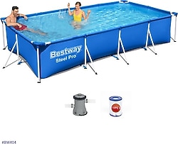 Bestway BW404 400x211x81 cm Prefabrik Havuz Seti