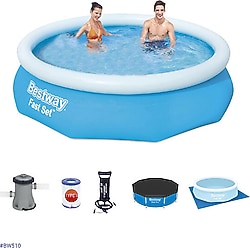 Bestway BW510 305x76 cm Büyük Şişme Havuz Seti