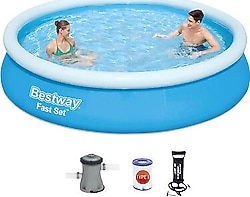 Bestway BW512 366x76 cm Büyük Şişme Havuz Seti