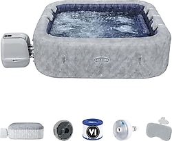 Bestway Lay-Z-Spa 6001Q San Francisco 230x230x71 cm Kare Şişme Jakuzi