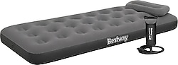 Bestway Single 671GY BW142 El Pompalı Yastıklı Tek Kişilik Şişme Yatak