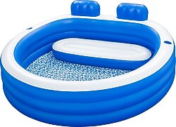Bestway Splash Paradise 231x219x79 cm Koltuklu Büyük Şişme Havuz