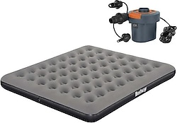 Bestway Ultra King 671HC BW147 Elektrikli Pompalı 3 Kişilik Şişme Yatak