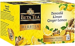 Beta Tea Herbtea Collection 2 gr 20'li Zencefil Limon Çayı