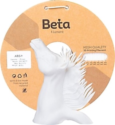 Beta ABS Plus 1.75 mm 800 gr Beyaz Filament