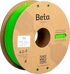 Beta PLA High Speed 1.75 mm 1 kg Siber Yeşil Filament