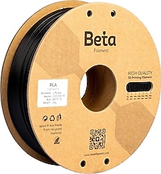 Beta PLA High Speed 1.75 mm 1 kg Siyah Filament