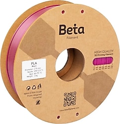 Beta PLA-Magic Silk 1.75 mm 1 kg Gül Kırmızı-Altın Filament