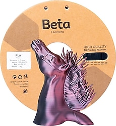 Beta PLA-Magic Silk 1.75 mm 1 kg Siyah-Kırmızı Filament