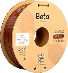 Beta PLA Plus 1.75 mm 1 kg Kahverengi Filament