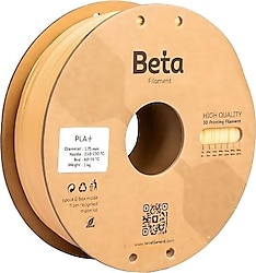 Beta PLA Plus 1.75 mm 1 kg Krem Filament