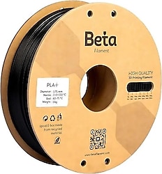 Beta PLA Plus 1.75 mm 1 kg Siyah Filament