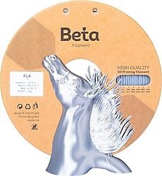Beta PLA Silk 1.75 mm 1 kg Gümüş Filament