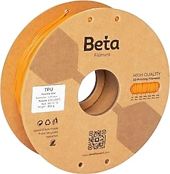 Beta TPU 95A 1.75 mm 800 gr Şeffaf Mandalina Turuncusu Filament
