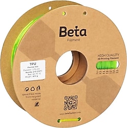 Beta TPU 95A 1.75 mm 800 gr Şeffaf Yeşil Filament