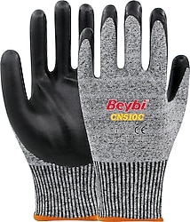 Beybi CN510C Nitril Kaplı Kesilmeye Dirençli İş Eldiveni