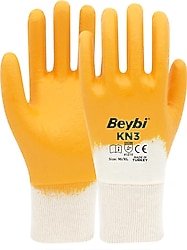 Beybi KN3 Pamuk Nitril İş Eldiveni
