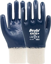 Beybi KN35 Plus Tam Kaplama Pamuk Nitril İş Eldiveni 288 Çift