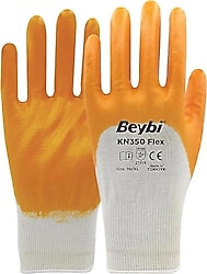 Beybi KN350 Flex Pamuk 10 Numara Nitril İş Eldiveni