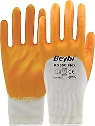 Beybi KN350 Flex Pamuk Nitril İş Eldiveni