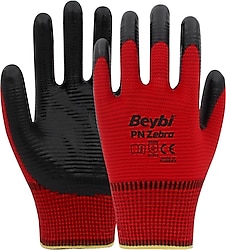 Beybi PN Zebra Polyester Montaj Iş Eldiveni 288 Çift