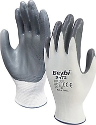 Beybi PN72 Nitril Poly 10 Numara İş Eldiveni