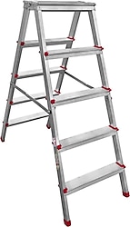 Beykon CC-55 Alüminyum Çift Çıkışlı 5+5 Basamaklı Merdiven