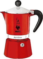 Bialetti Rainbow Kırmızı 1 Cup Moka Pot