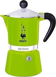 Bialetti Rainbow Yeşil 3 Cup Moka Pot
