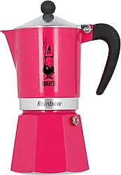 Bialetti Rainbow Kırmızı 6 Cup Moka Pot
