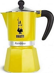 Bialetti Rainbow Sarı 6 Cup Moka Pot