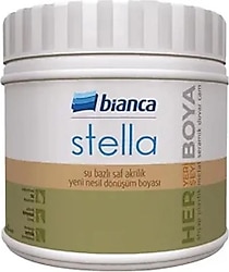 Bianca Stella 0.5 lt 1080 Vizon Gri Su Bazlı Saf Akrilik Boya