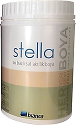 Bianca Stella 1 lt 1332 Mermer Beji Su Bazlı Saf Akrilik Boya