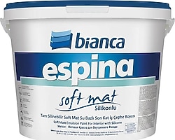 Bianca Espina Soft Mat 7.5 lt Silinebilir Silikonlu İç Cephe Boyası
