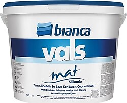 Bianca Vals Mat 2.5 lt Silebilir Silikonlu İç Cephe Boyası
