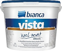 Bianca Vista Özel Mat Silikonlu 20 kg İç Cephe Boyası - Krem