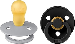 Bibs Colour Cloud-Black 18 Ay+ İkili Kauçuk Emzik