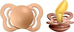 Bibs Couture Peach-Woodchuch 6-18 Ay İkili Kauçuk Emzik